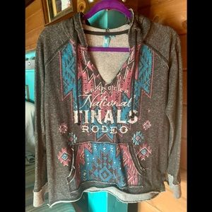 AWESOME LADIES NFR PULL-OVER HOODIE, size Med